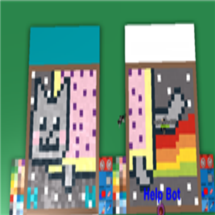 Nyan Cat {PIXEL DRAWING} Roblox decal