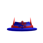 RED-BLUE FROST FEDORA