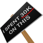 30K Sign