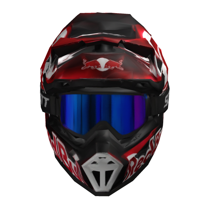 Clean Redbull Motorcross Helmet
