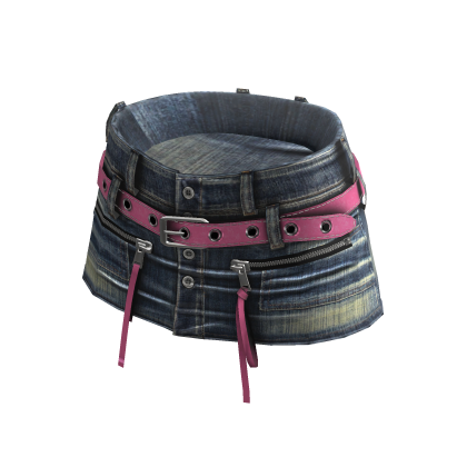 💗Y2K VINTAGE LAYERED DENIM SKIRT_BLUE thumbnail