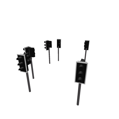 UK LED 3 Way Traffic Lights With Ped. Signals