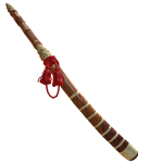 Thai Lawman's Red-Tasseled Blade