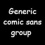 generic comic sans group