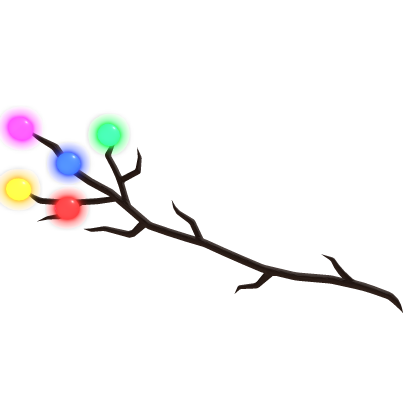 Glowing Brown Jeweled Branch of Hourai