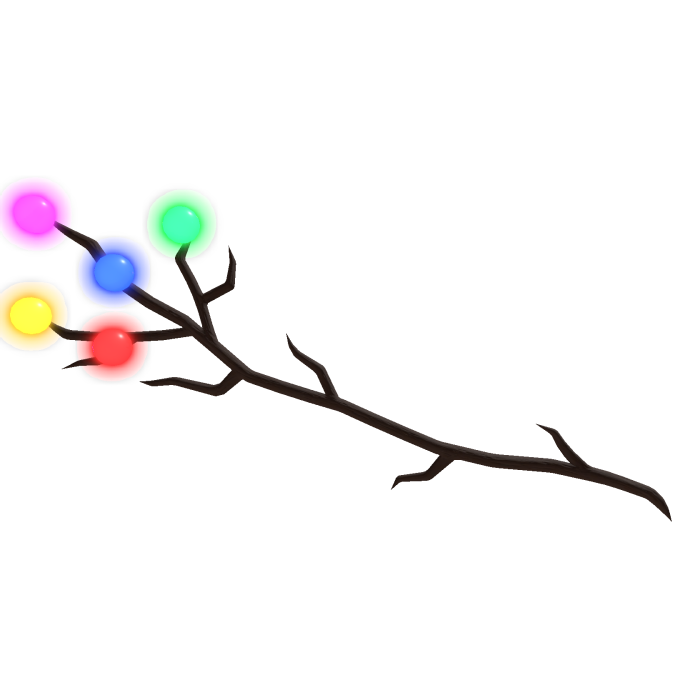Glowing Brown Jeweled Branch of Hourai