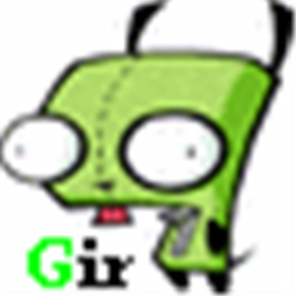 gir in a dog cutume in invader zim Roblox decal