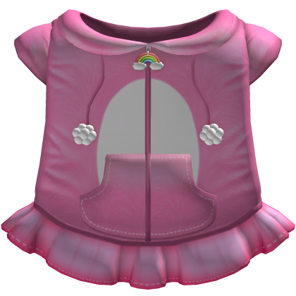 Pink Kawaii Teddy Bear Zip-Up Roblox item