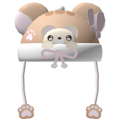 ♡ : cutesy light brown bear hat