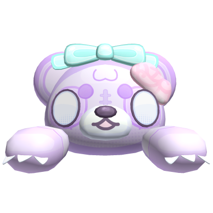 ♡ halloween decora pastel goth zombie bear Roblox item