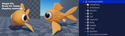 Stylized Goldfish preview 1