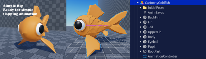 Stylized Goldfish preview 1