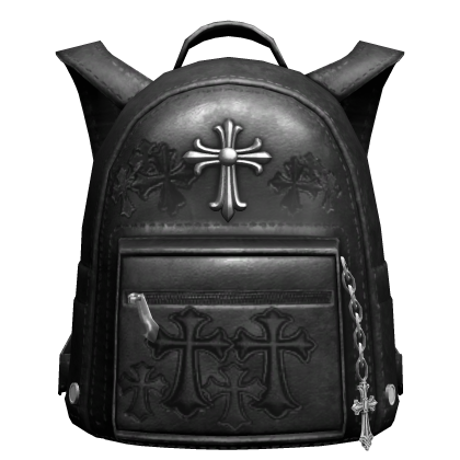 🖤  Black Glo Ent Crosses Backpack 4.0🖤 thumbnail