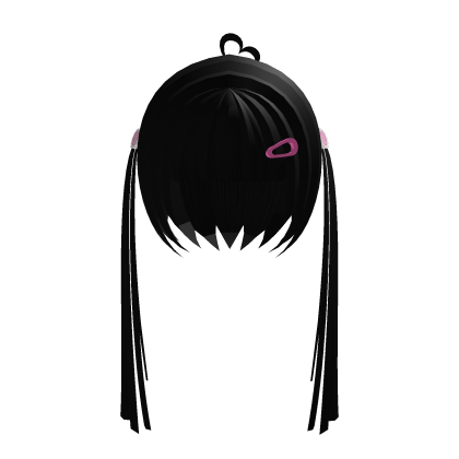 cute long hair with pigtails