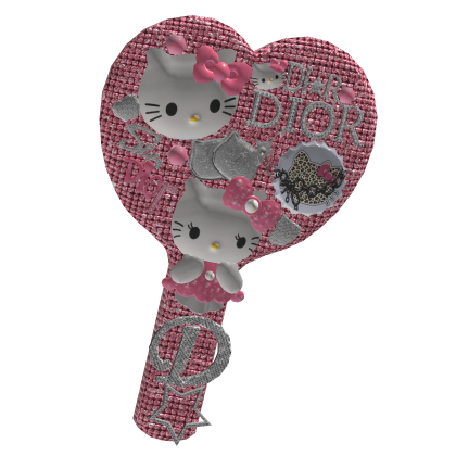 Candy Ribbon Pink Dior Kitty Mirror  Roblox item