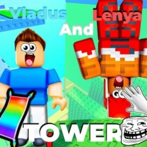 [ОБНОВА] Владус и Лёня обби башня