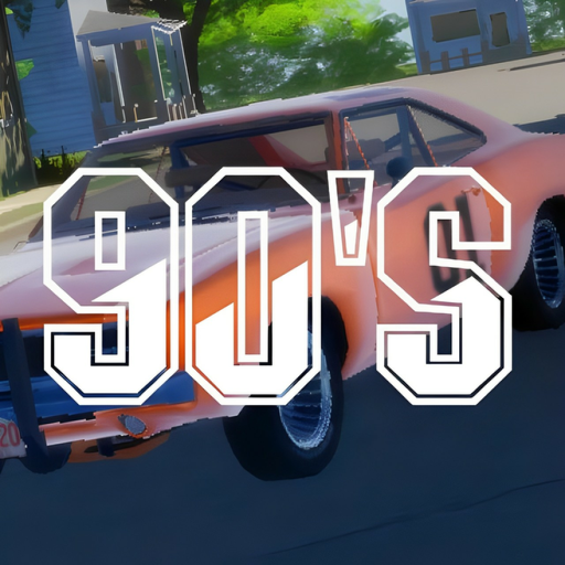 (+GENERAL LEE!!🔥) 90's🚗💨 (Car Crash RP) official Roblox game thumbnail