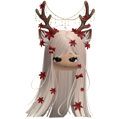Ethereal Christmas Fairy Fawn Hair w/ Antlers