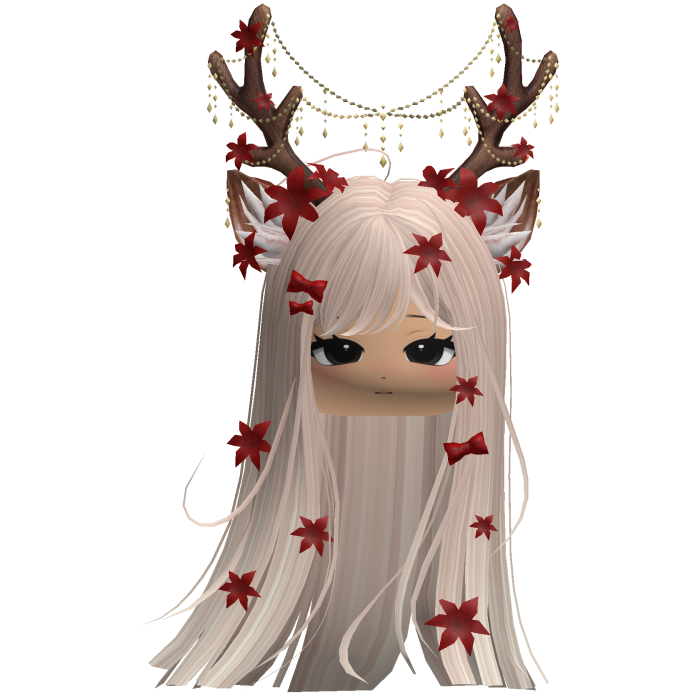 Ethereal Christmas Fairy Fawn Hair w/ Antlers