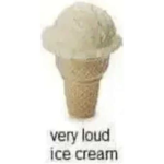 very loud ice cream fanclub
