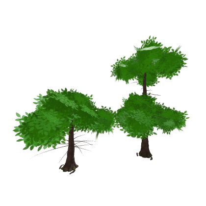Stylized Anime Tree Pack