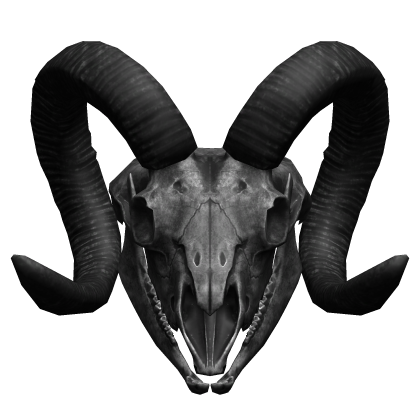 Ram Skull Mask - Black Roblox item