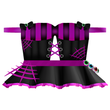[HALLOWEEN] Neon Pink Spiderweb Dress