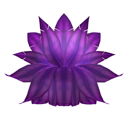 Majestic Purple Showgirl Feather Bustle