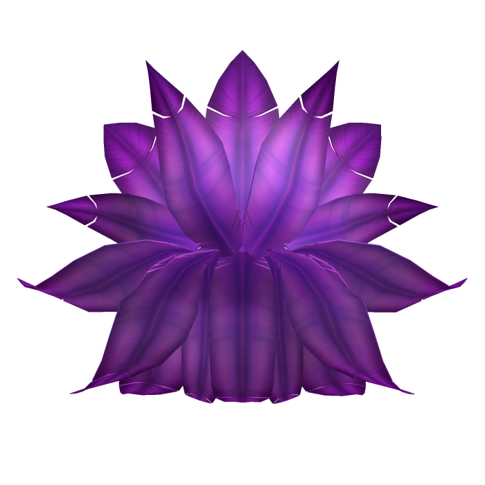 Majestic Purple Showgirl Feather Bustle