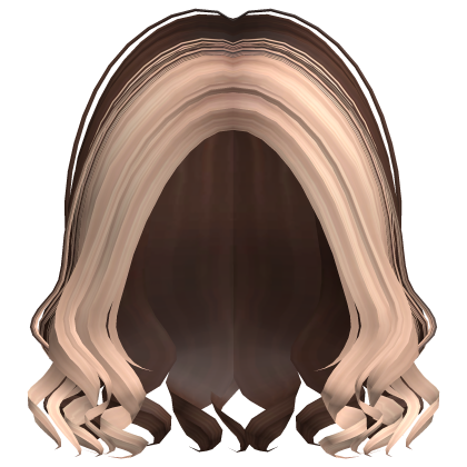 Short Curly Party Girl Hair (Brown & Blonde) Roblox item