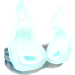 White Fiery Blindfold