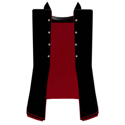 ❤️⚡ Electric Black Coat - Sinister Red [Longer]
