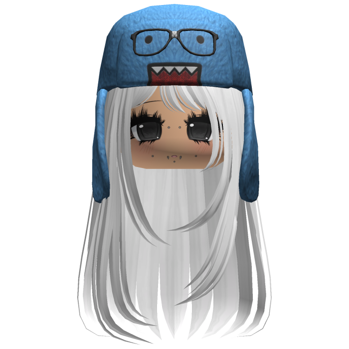 Domo Long Girl Hair White V2