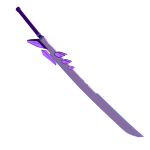 Purple Anime Back Sword
