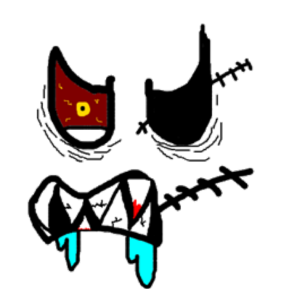 Scary face Roblox decal