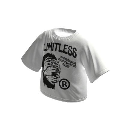 Boxy T Shirt White Limitless