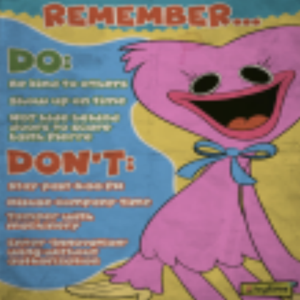 Pink Huggy Poster [Poppy Playtime] Roblox decal
