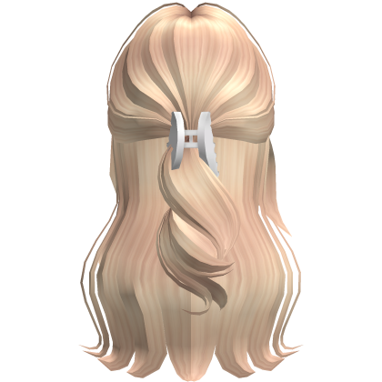 Clean Girl Claw Clip Half-Up (Blonde)