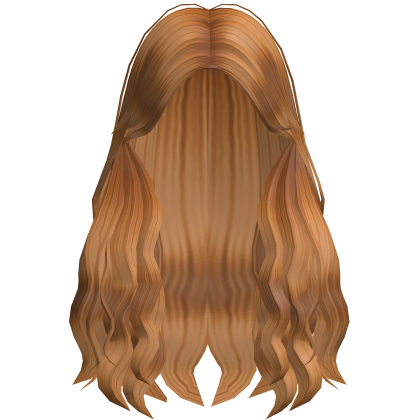 Preppy Wavy Soft Girl Hair Ginger Orange Roblox item