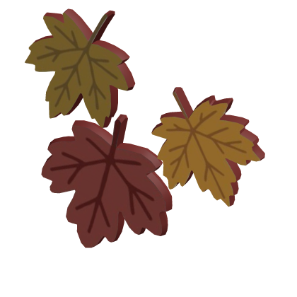 cute autumn leaves hairclip