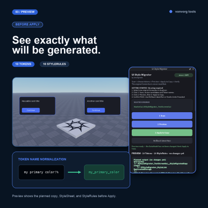 UI Style Migrator preview 3