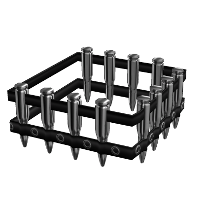 left leg bullet belt (1.0/3.0) black