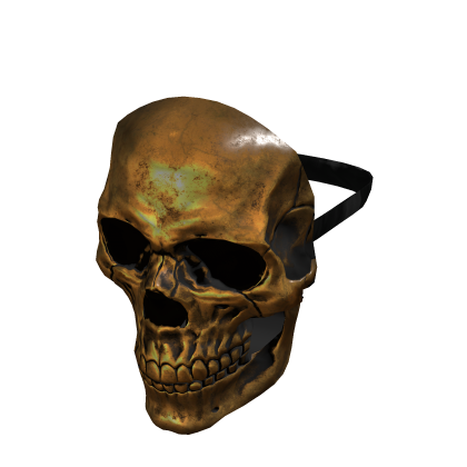 Golden Skull Mask
