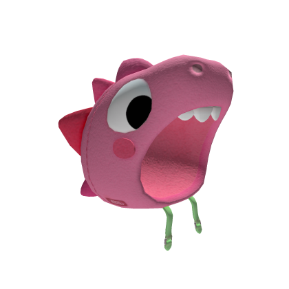 Little Dinosaur Hood Pink