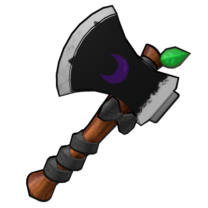 🌙 Cute Cartoon Battle Axe - Midnight Roblox item