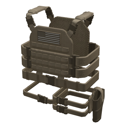 Standard US Tan Tactical Vest Kit 1.0 thumbnail
