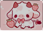 Strawberry cows!~<3