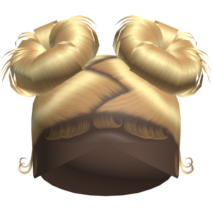 Doll Zig-Zag Part Double Buns (Blonde)