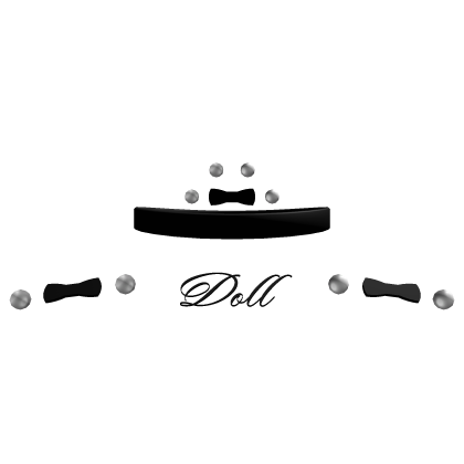 cute black emo grunge doll tattoo necklace 