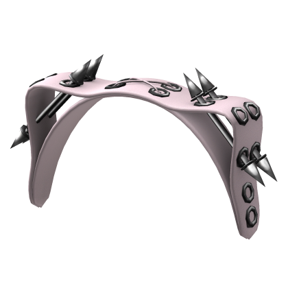 Gothic Pink Spiked Cat Ears Headband
